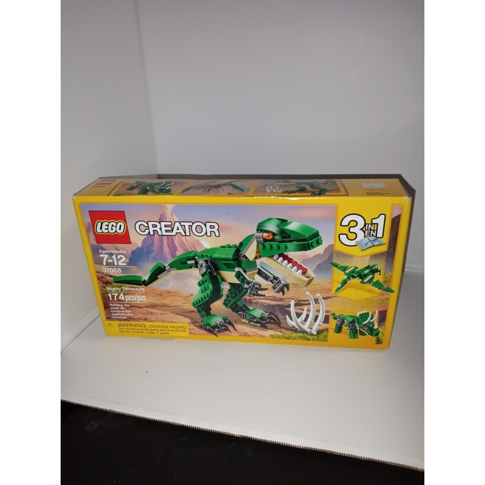 LEGO Creator 3 in 1 Mighty Dinosaur Toy, Transforms from Into 3 Dinosaurs